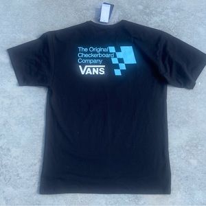 Vans Off The Wall OG Checkerboard T-Shirt - Black